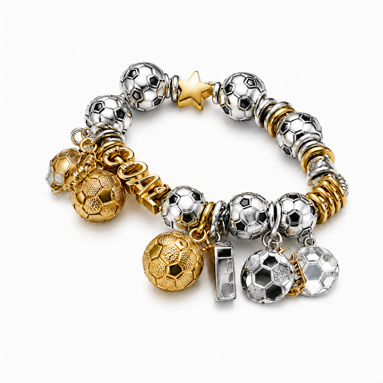 Goal Charm Bracelet