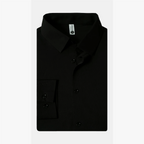 Premium Full Sleeves Wrinkle Free Shirt (Black)