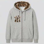 Leopard Yankees Zip-up