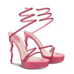 Bertha Wrap Around Sandal Heel