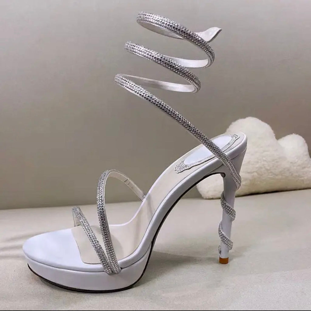 Bertha Wrap Around Sandal Heel