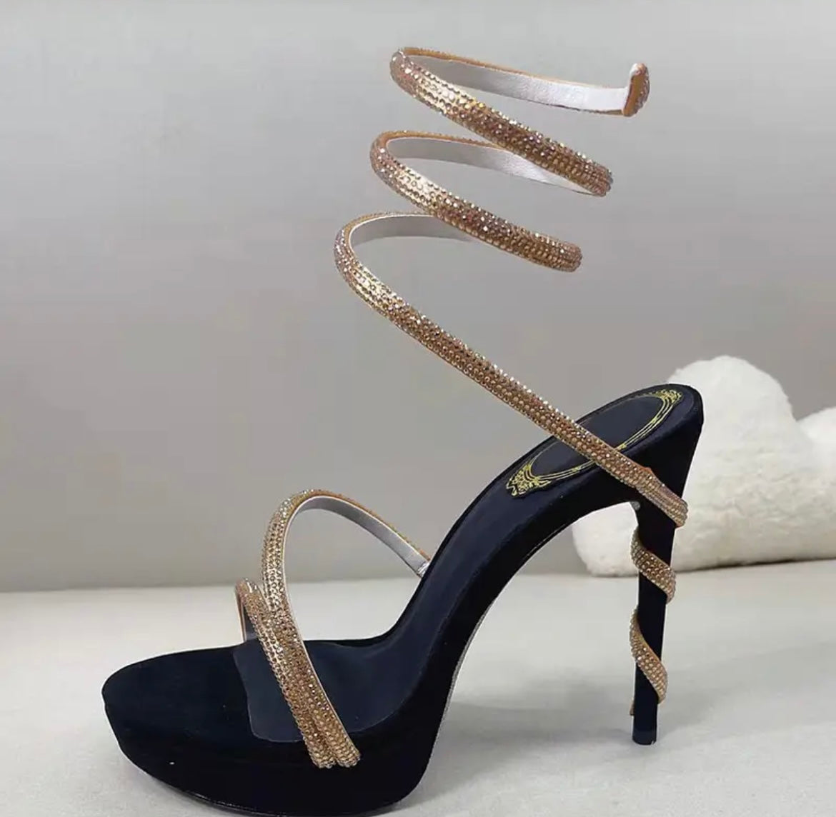 Bertha Wrap Around Sandal Heel