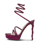 Bertha Wrap Around Sandal Heel