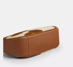 Teri Shoulder Bag In Haircalf With Cow Print
