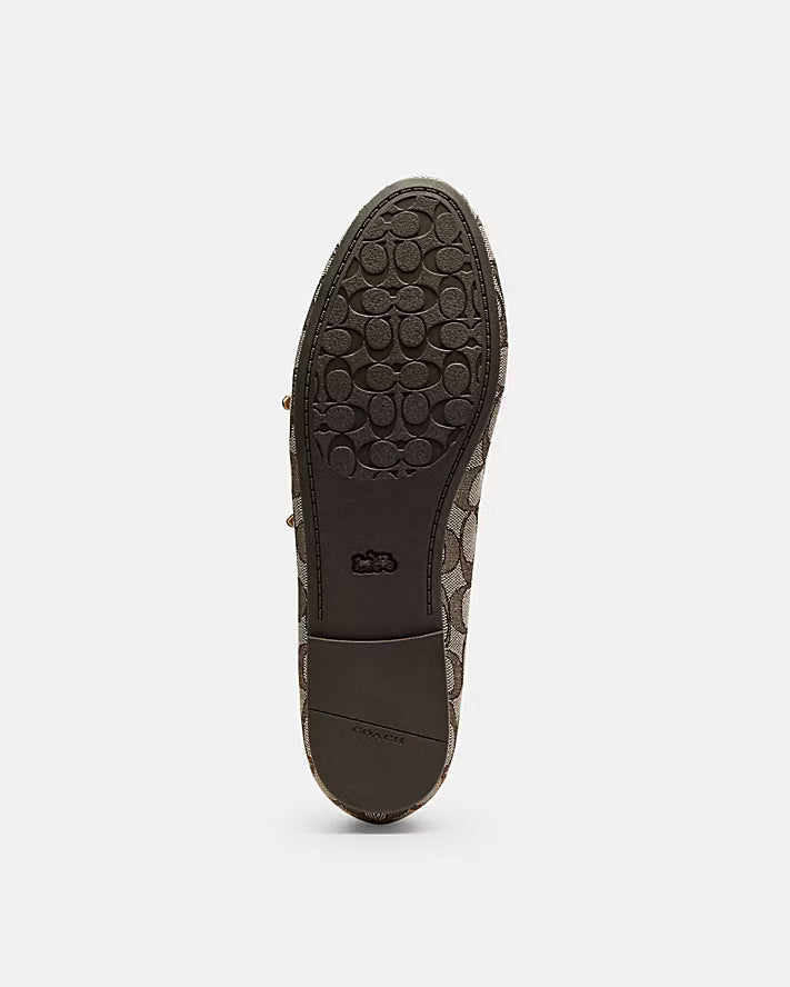 DOUBLE BUCKLE COACH FLATS
