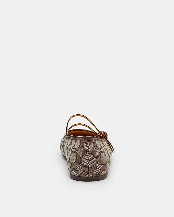 DOUBLE BUCKLE COACH FLATS