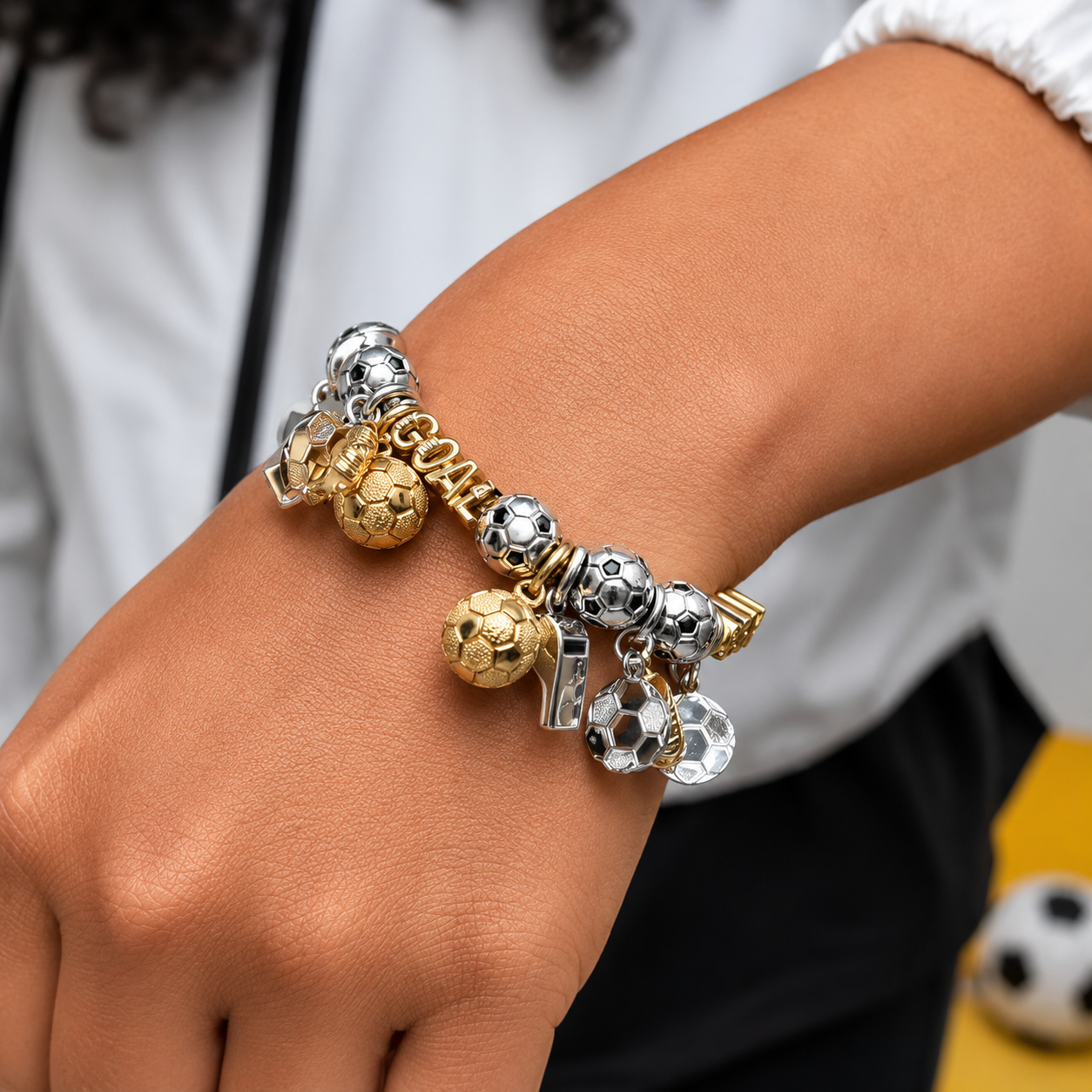 Goal Charm Bracelet