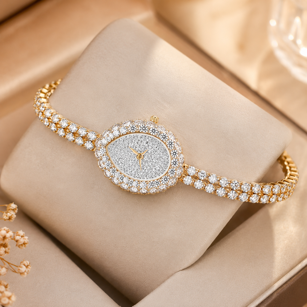 Luna Crystal Bracelet Watch