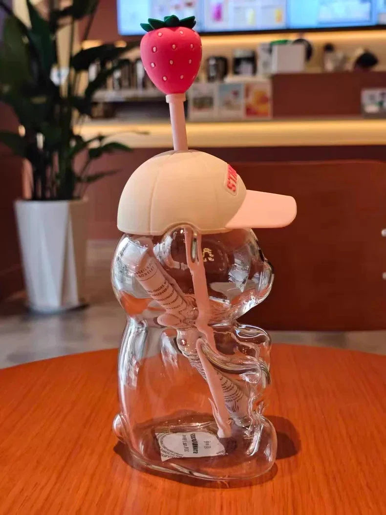 Limited Edition Pink Bearista Glass Cup